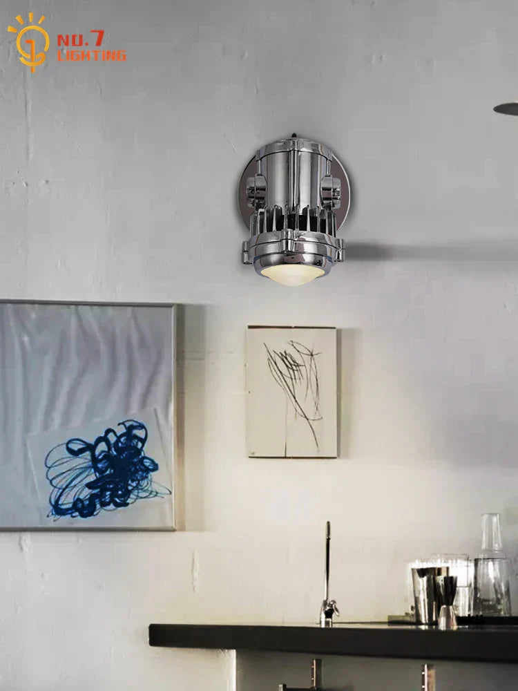 "DecorBites™ Industrial Wall Lamp: Vintage Retro Iron Art LED Interior Lighting for Home Decor"