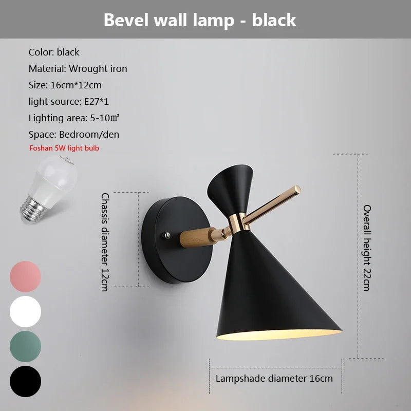 مصابيح جدارية LED قابلة للتعديل للقراءة من DecorBites™ - مصابيح ديكورية مستوحاة من الماكرون لتزيين الغرف المتنوعة
