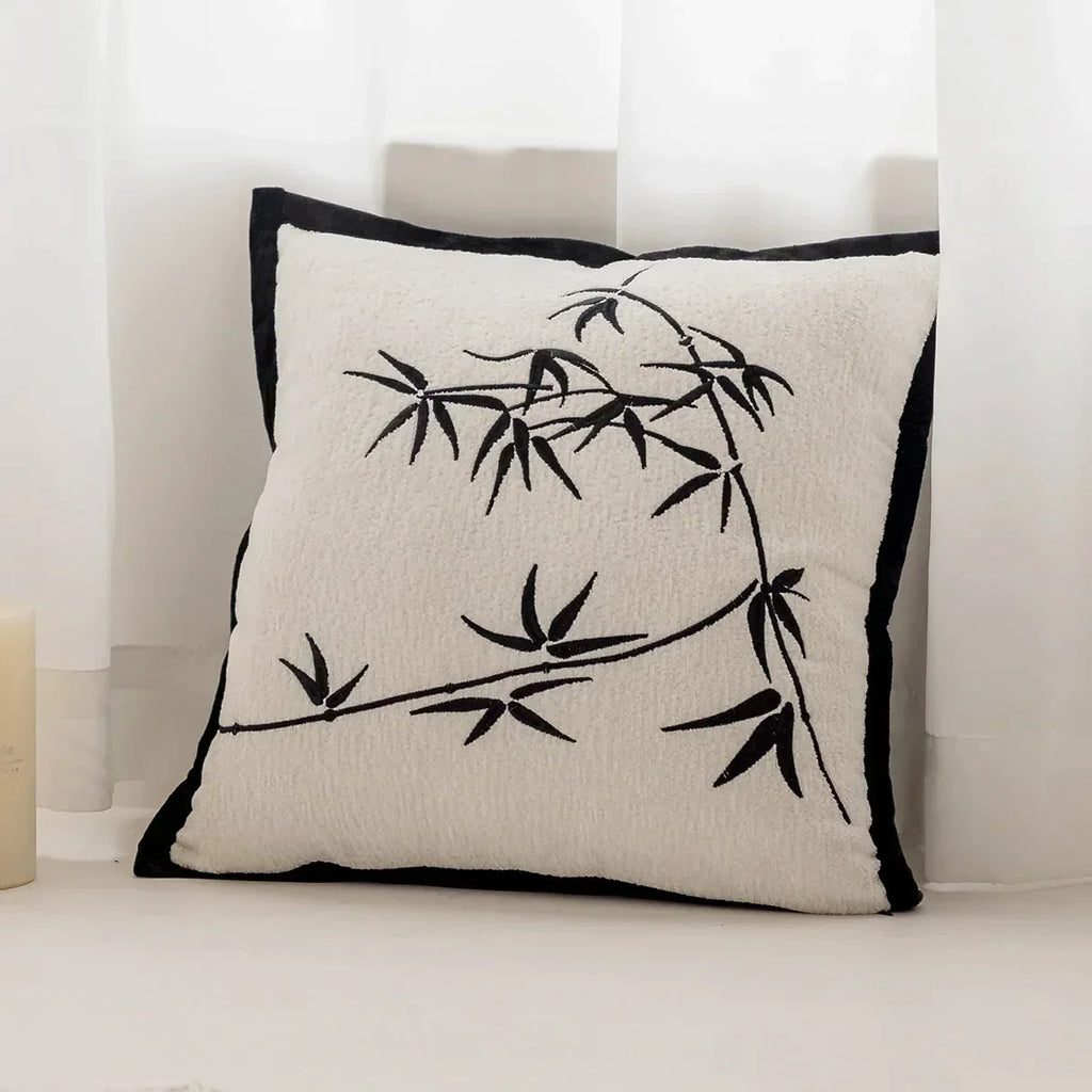 DecorBites™ Knitted Crochet Cushion Cover Black Gray White Nordic Simple Luxury Pillowcase