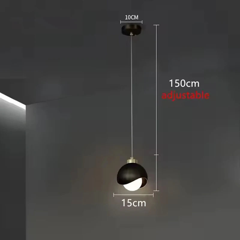 Modern Glass Globe Pendant Light