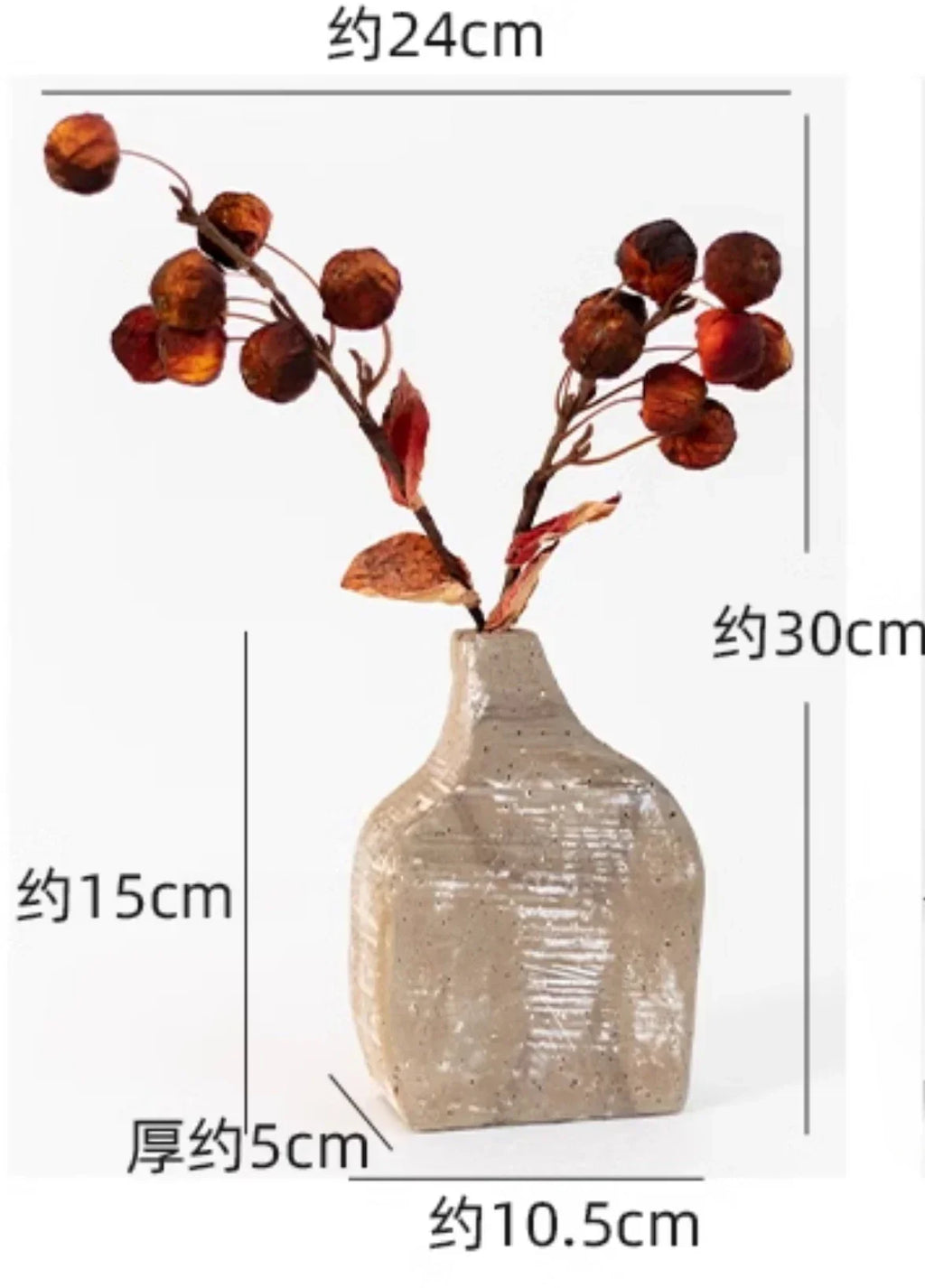 DecorBites™ Garden Rattan Hydroponic Vases Modern Luxury Floor Vase Decor