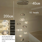 Modern Crystal Multi-Light Pendant Chandelier