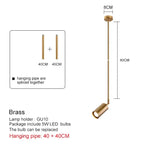 Nordic Adjustable Black or Brass Pendant Light