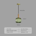 Nordic Japanese Glass Pendant Light