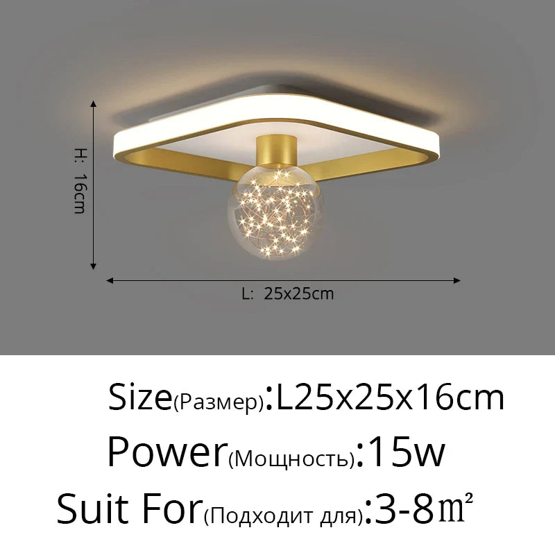 DecorBites™ Gypsophila Chandelier: Modern Ceiling Light for Living Room, Bedroom, Home.