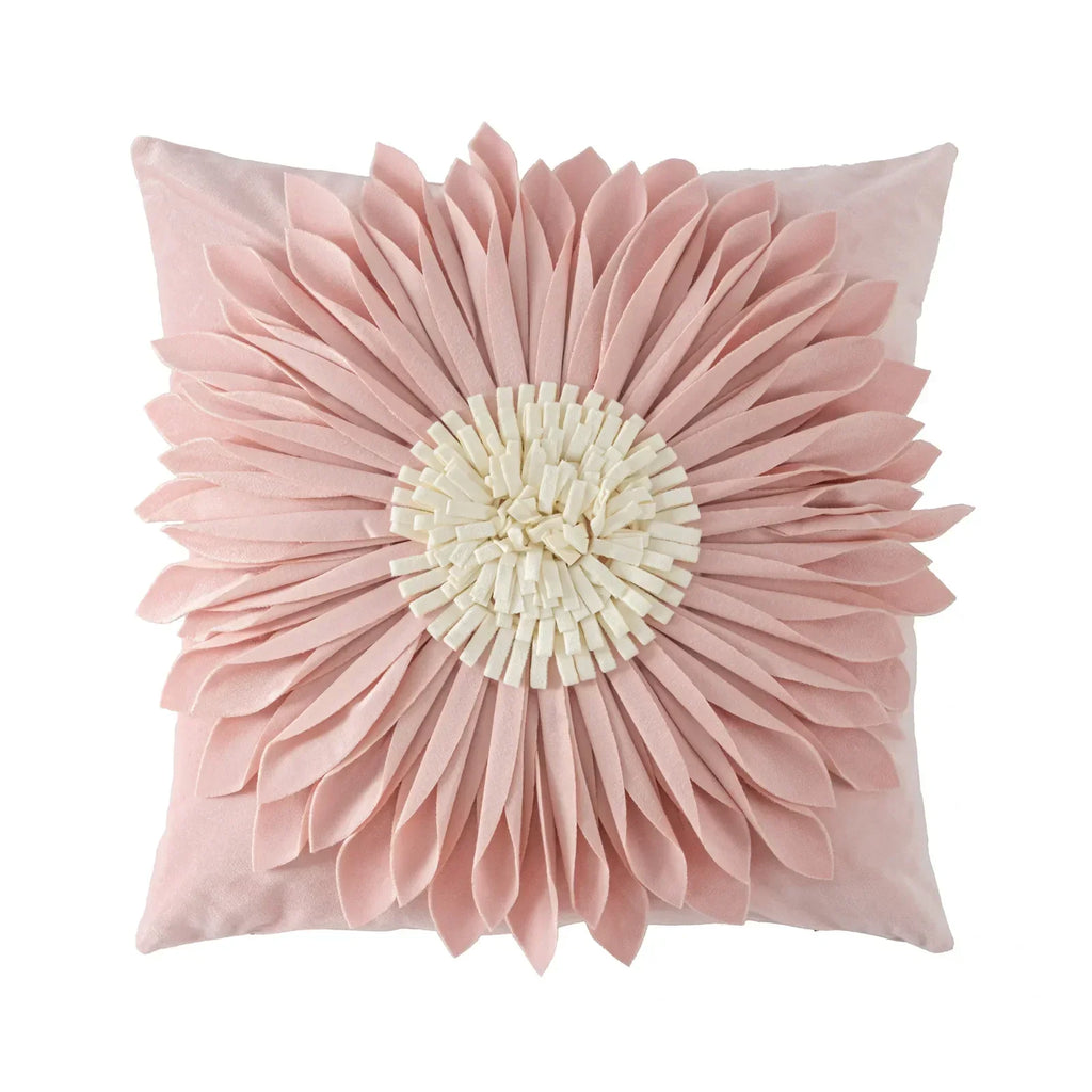 DecorBites™ Handmade Flower Cushion Cover - Light Luxury Decorative Pillows