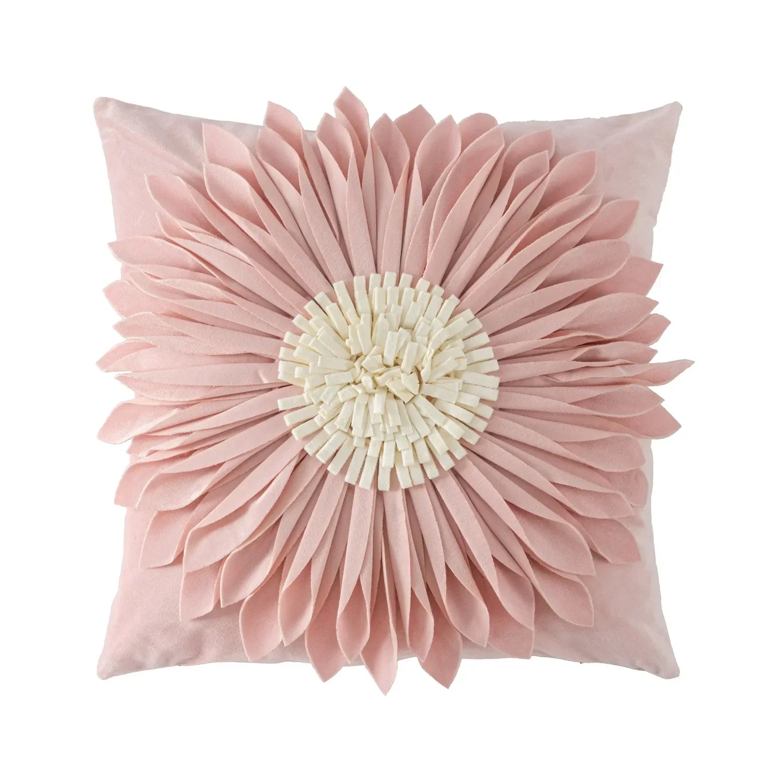 DecorBites™ Handmade Flower Cushion Cover - Light Luxury Decorative Pillows