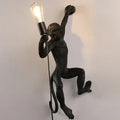 DecorBites™ 3 Monkeys Pendant Chandelier - Black White Resin - High-end Indoor LED Decor