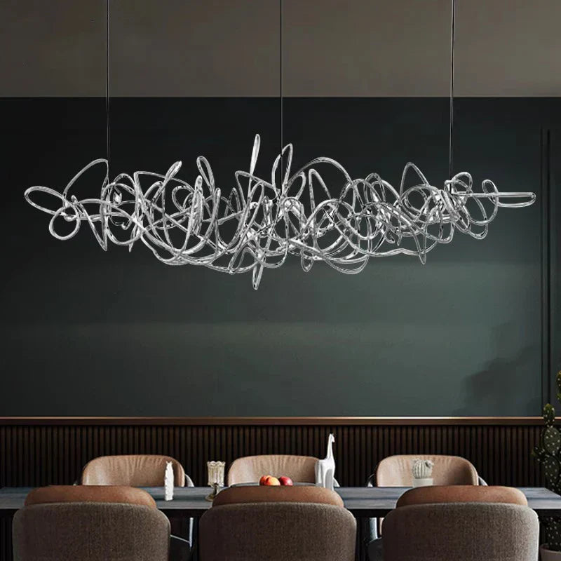 ثريات DecorBites™ المعلقة LED لإضاءة غرف المعيشة والطعام العصرية