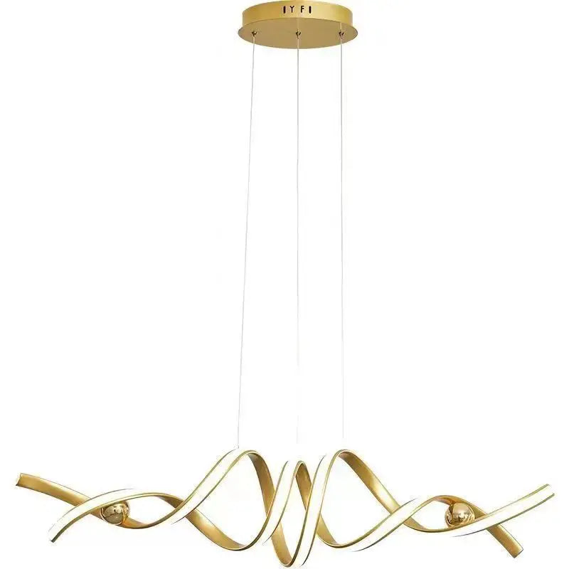 Minimalist White Linear LED Pendant Light