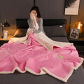 DecorBites™ Cozy Autumn Blanket for Sofa Bed, Soft Warmth Single Double Blanket