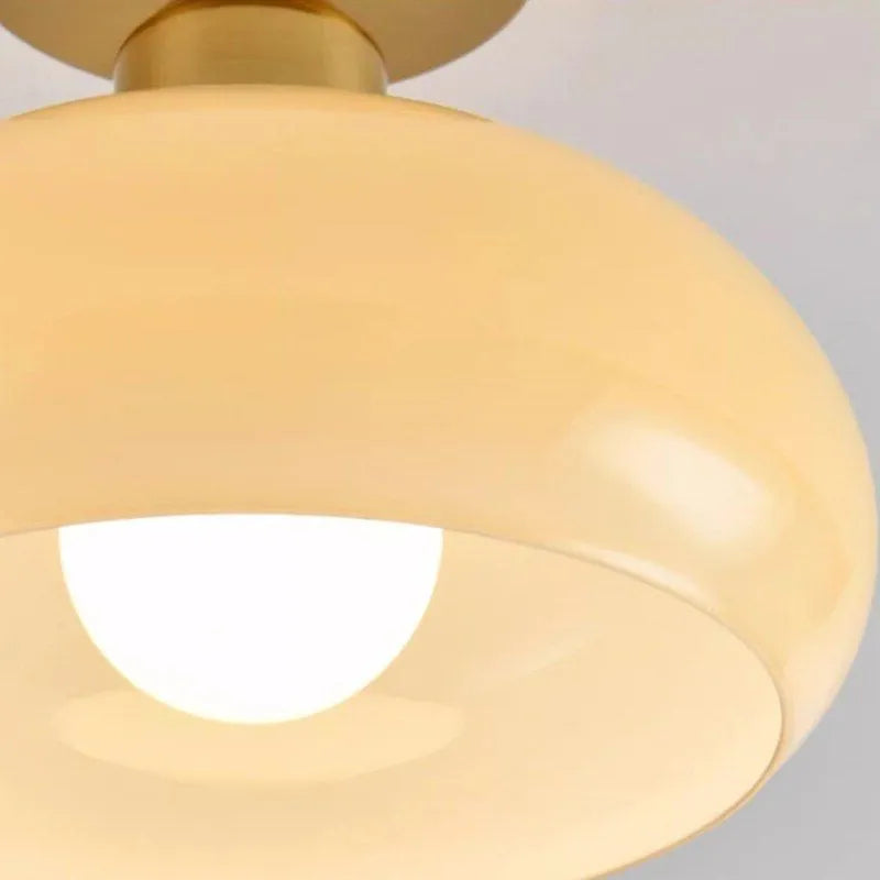 مصباح سقف ذهبي من DecorBites™ LED للمنزل والفنادق وغرف النوم وغرف المعيشة - وحدة إضاءة عصرية