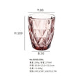 DecorBites™ 240ml Water Glass Drinkware for Cold Beverages, Perfect for Family and Friends Party