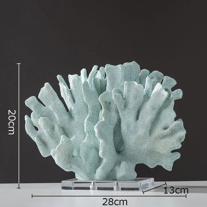 DecorBites™ Coral Resin Statue Desk Decoration Modern Home Decor Ornaments