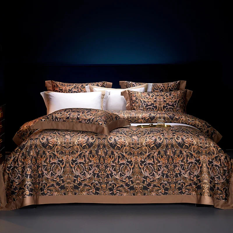 DecorBites™ Bohemian Style 1000TC Egyptian Cotton Bedding Set with Digital Printing