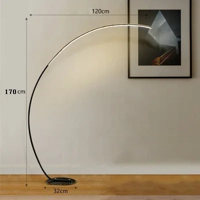 مصباح أرضي LED DecorBites™ قابل للتعتيم بجهاز تحكم عن بعد، بإضاءة RGB لغرفة المعيشة وغرفة النوم