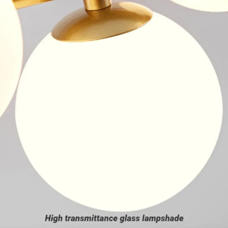 DecorBites™ 9-Light Black LED Pendant Chandelier for Modern Living Spaces
