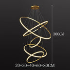 Nordic Acrylic Iron LED Pendant Light Chandelier