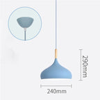 Nordic Industrial Colorful Metal Pendant Light