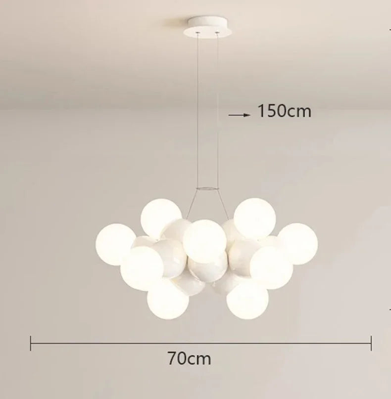 DecorBites™ Elegant Chandelier Dining Room Pendant Light Fixture Ceiling Lamps