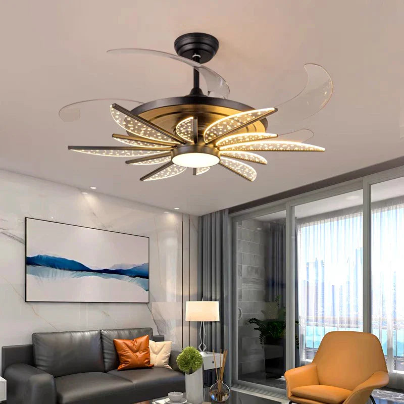 مروحة سقف غرفة نوم الأطفال DecorBites™ مع جهاز تحكم عن بعد وإضاءة LED