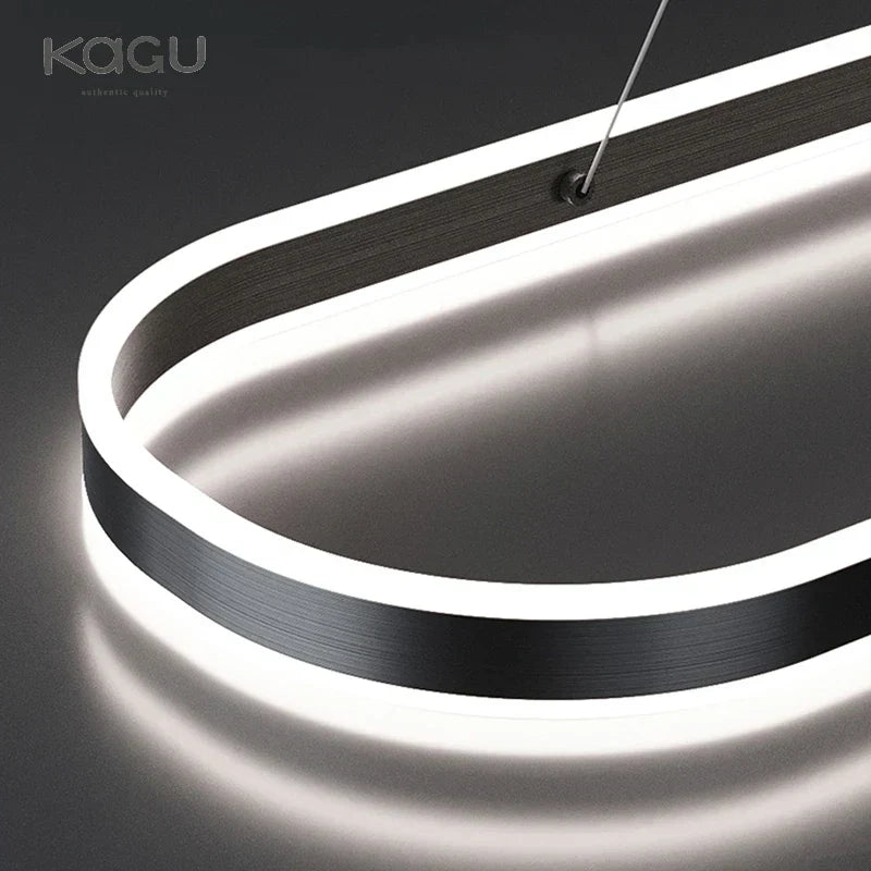 DecorBites™ ثريا سقف LED من الألومنيوم للمطبخ وغرفة المعيشة بتصميم عصري اسكندنافي