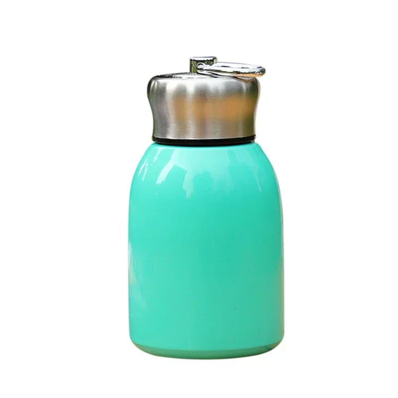 DecorBites™ 300ml Mini Coffee Vacuum Flask Stainless Steel Travel Water Bottle