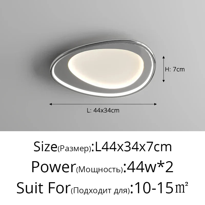 DecorBites™ ثريات LED أبيض كروم تركيبات إضاءة المطبخ إضاءة منزلية عصرية