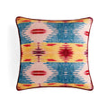 DecorBites™ Circus Retro Throw Pillow Cover with Tassels 45x45 Eclectic Home Decor