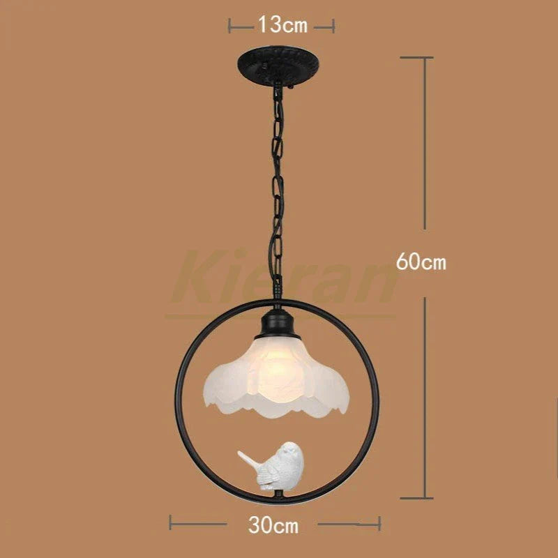 DecorBites™ Birdcage LED Chandelier: Modern Resin Pendant Lights for Bedroom, Living Room, and Restaurant