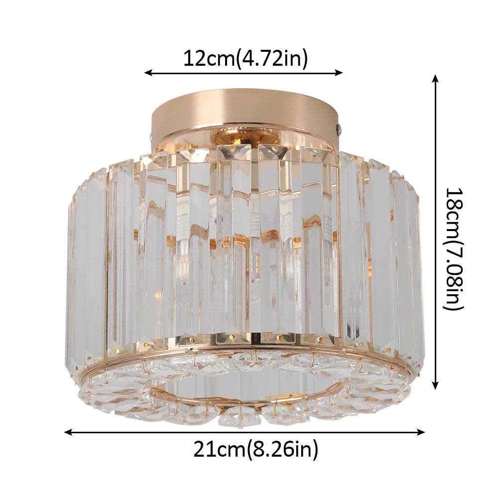 DecorBites™ ثريا زجاجية بإضاءة LED عصرية لغرفة المعيشة وغرفة الطعام