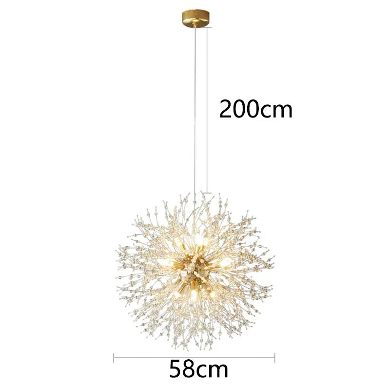ثريا LED متدلية من DecorBites™ لغرفة المعيشة وغرفة النوم وغرفة الطعام