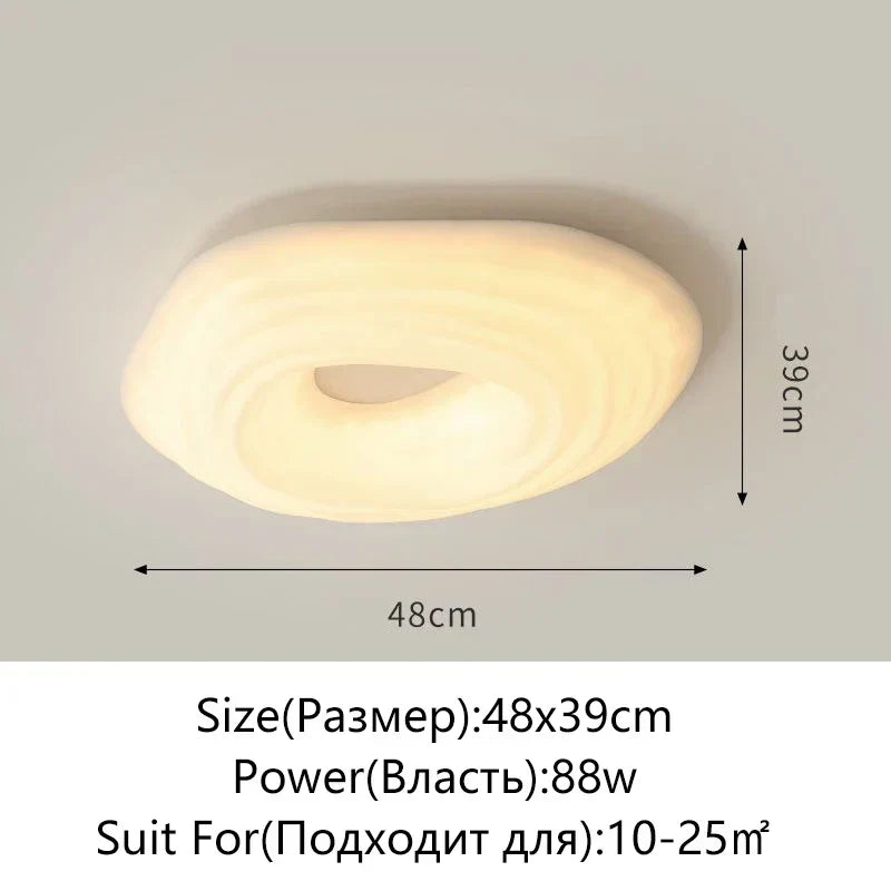 DecorBites™ Cloud LED Ceiling Chandelier for Modern Living Room, Bedroom, Dining Room, and Aisle Lighting.