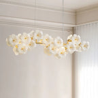 Modern Linear Metal Pendant Light for Kitchen Island