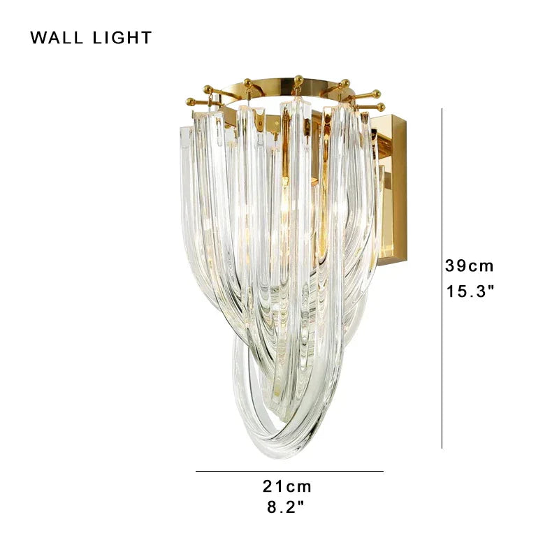 DecorBites™ Crystal Glass Pendant Lights, Dimmable Modern Lighting