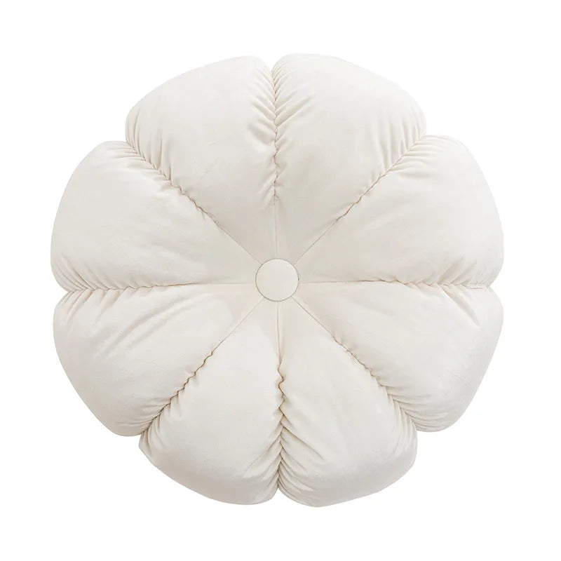 DecorBites™ 3D Flowers Pillows - White Petal Cushions for Home Decor in 50x50cm Size