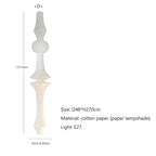 Nordic Wabi-Sabi Rice Paper Pendant Light