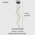 DecorBites™ Elegant Horn-Shaped Chandelier for Living Room and Bedroom
