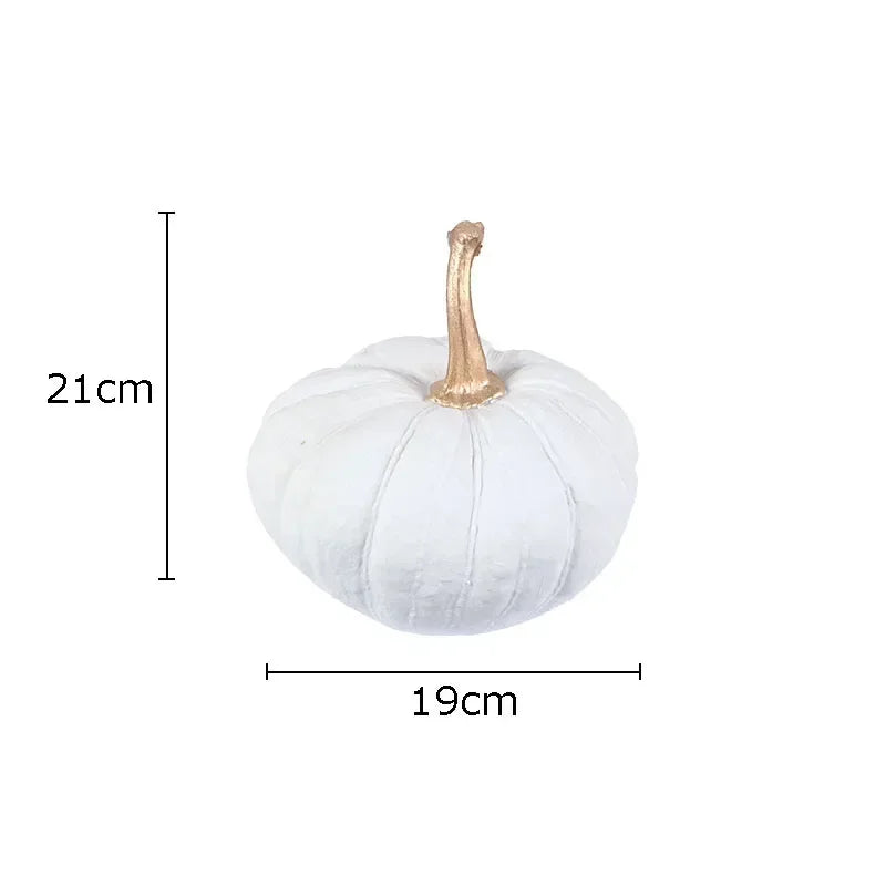 DecorBites™ Gold Pumpkin Resin Sculpture Ornaments Home Decor-Artistic Room Aesthetics
