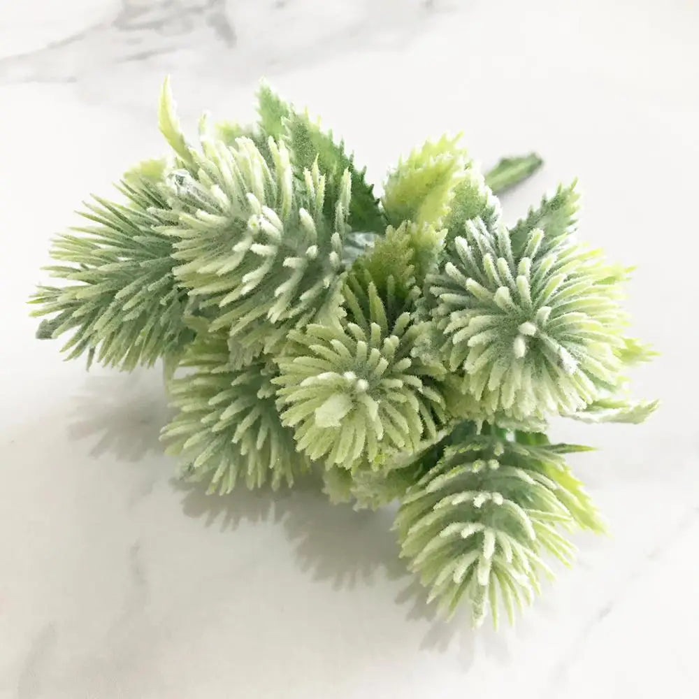 DecorBites™ Green Plant Flower Cherry Stamen Berries Bundle for DIY Decor and Gifts