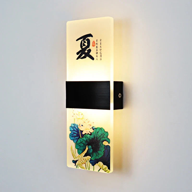 DecorBites™ Acrylic Shade LED Square Wall Lamp for Home Decor