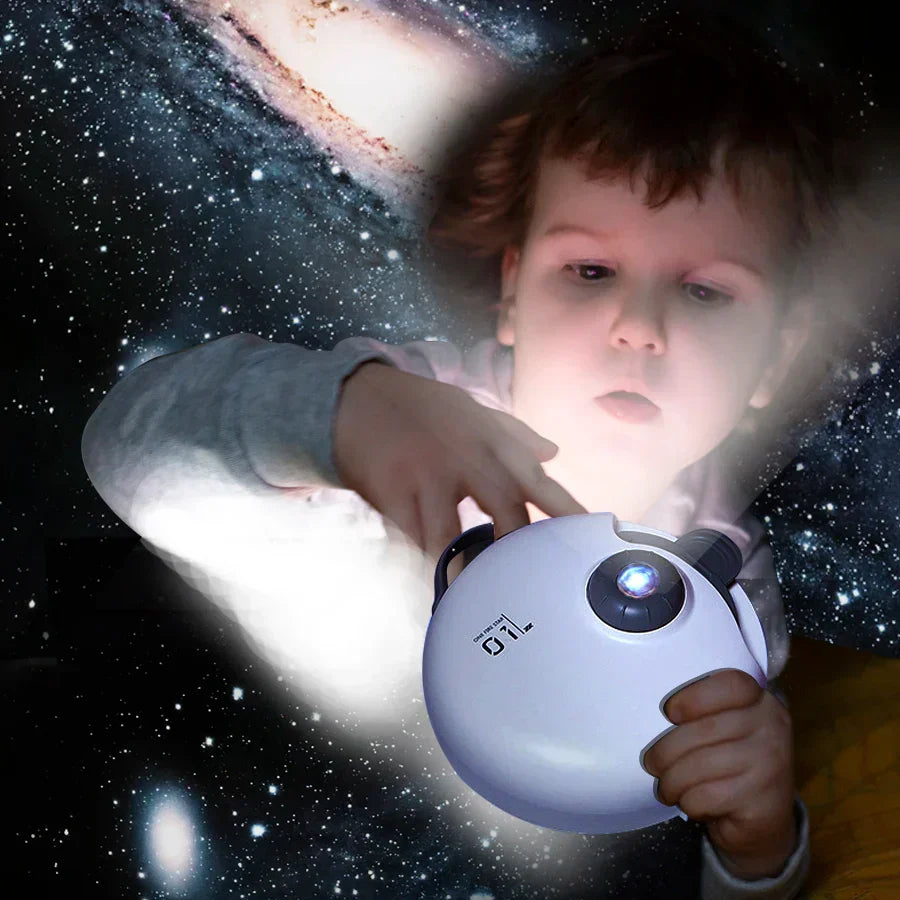 DecorBites™ Galaxy Starry Night Light Projector for Bedroom Decor & Kids Gift
