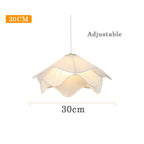 Modern Flower Fabric Pendant Light With Warm Glow