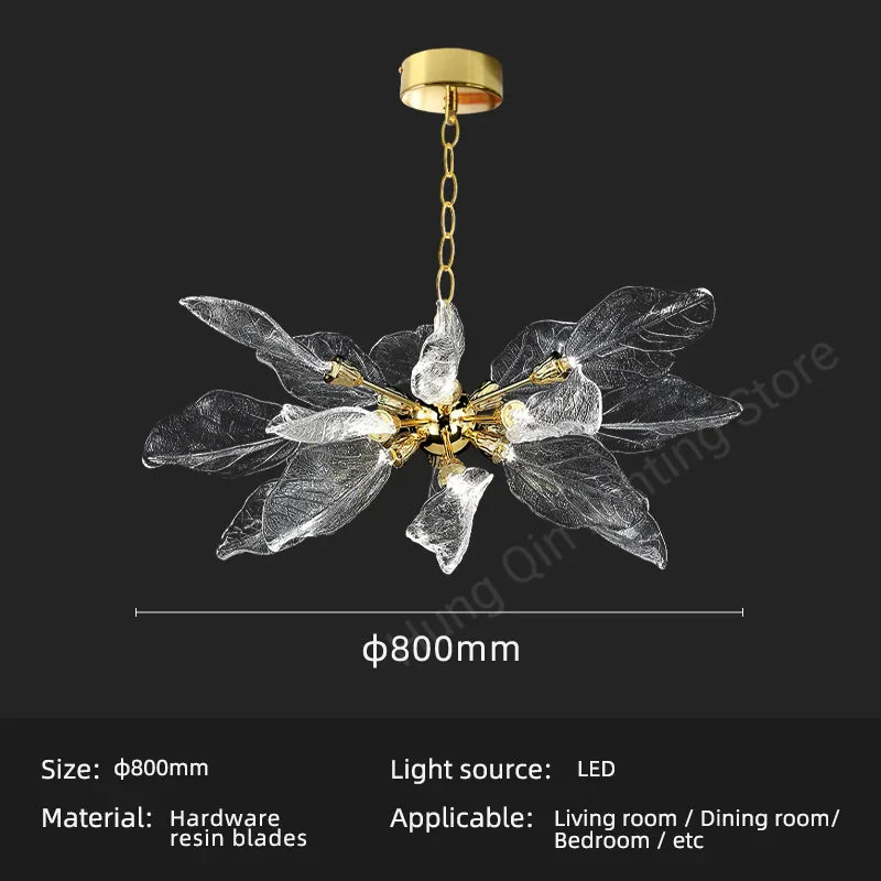 مصابيح DecorBites™ المتدلية على شكل أوراق الشجر لغرف النوم والمعيشة والمطاعم