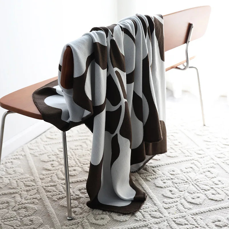 DecorBites™ Jacquard Imitation Cashmere Throw Blanket - Soft & Cozy Home Decor Essential