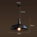 DecorBites™ Iron Pendant Lights: Rural Retro Personalized Pot Lid Chandelier