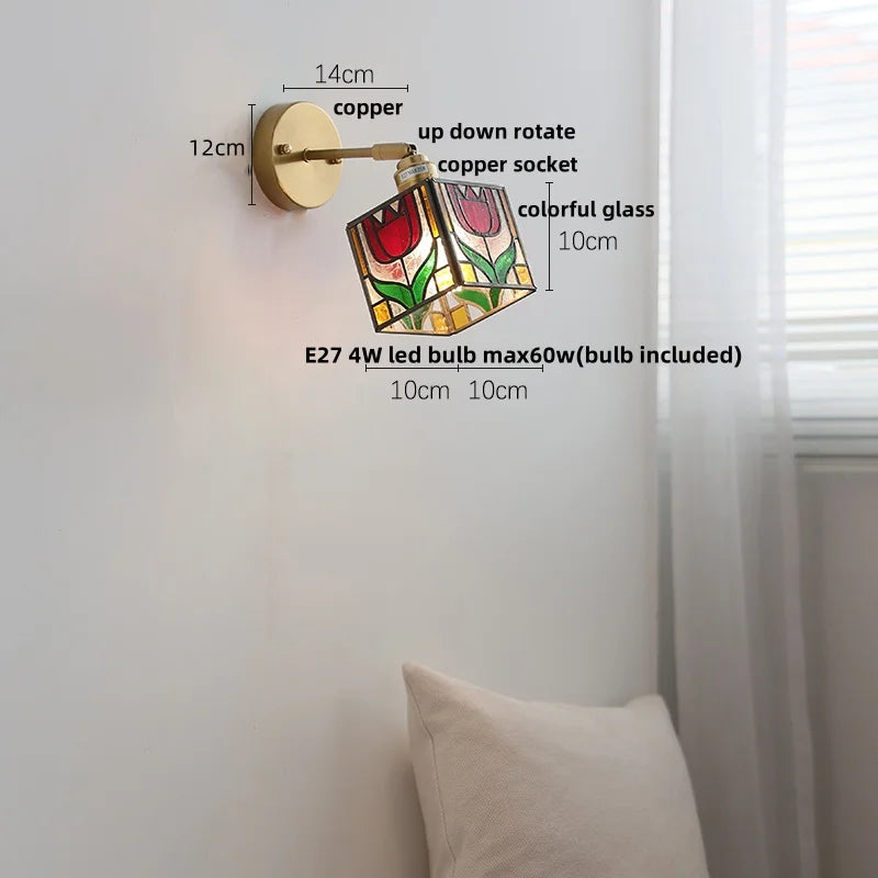 DecorBites™ Copper Wall Light with Pull Chain Switch, Modern Nordic Design