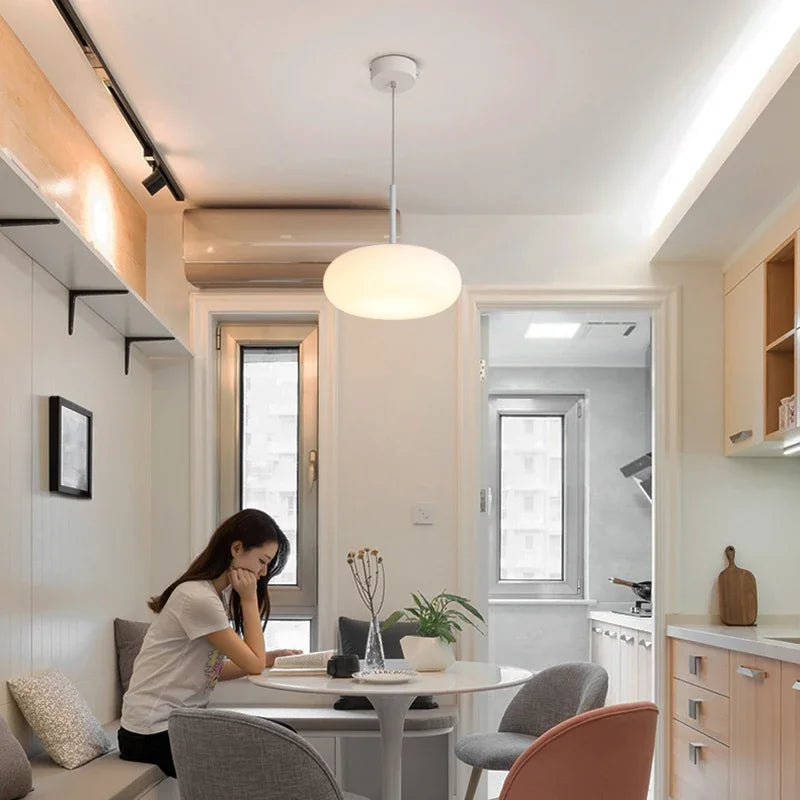 2024 DecorBites™ Eco-Friendly PE Ceiling Pendant Lamp for Kitchen Bedroom LED Interior Lighting