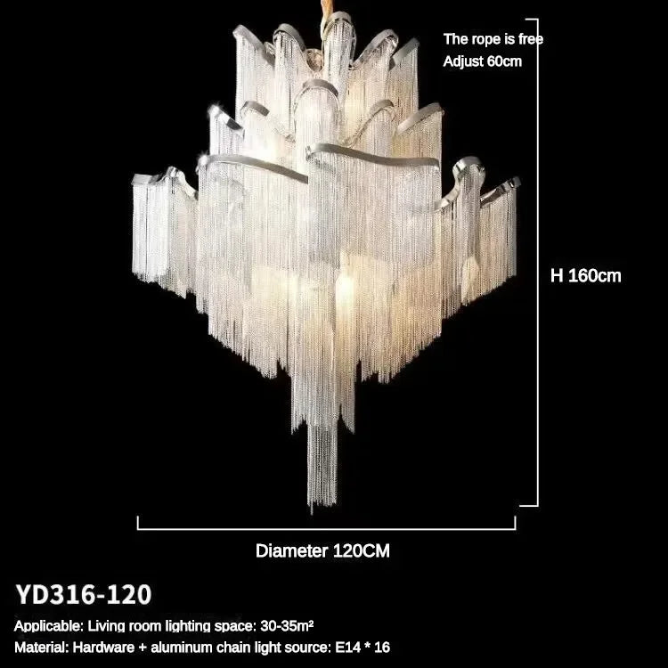 ثريا سقف LED بوهيمية بتصميم زهور من DecorBites™ لغرفة المعيشة والسلالم - إضاءة معلقة أنيقة للفيلا