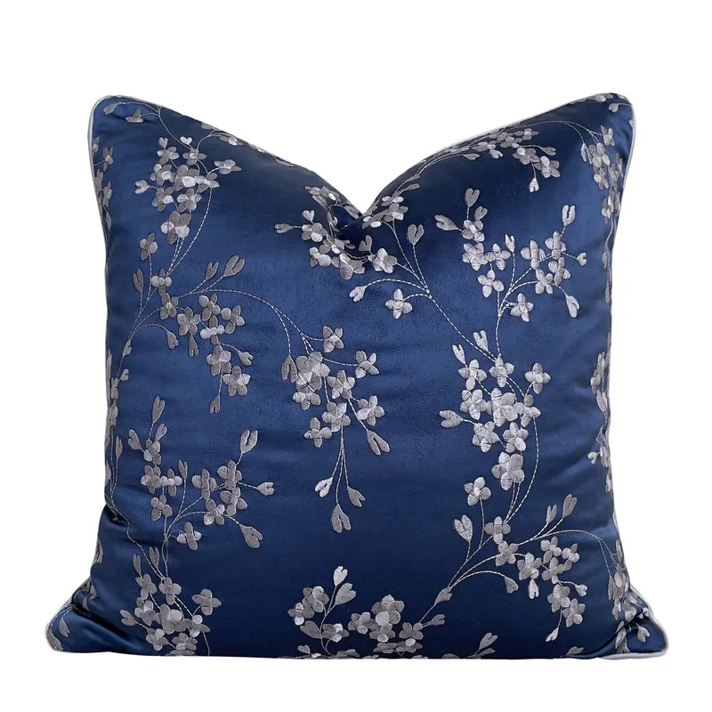 DecorBites™ Geometric Jacquard Cushion Cover 45x45cm - European Art Decor for Home